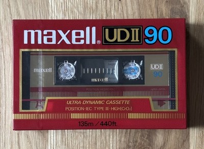 1 Maxell UDII 90 Audiokassette  NEU   OVP ungeöffnet