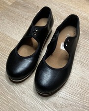 Bloch Girls Timestep Tap Shoes Black Synthetic Leather in US Child Size 12 EU 29