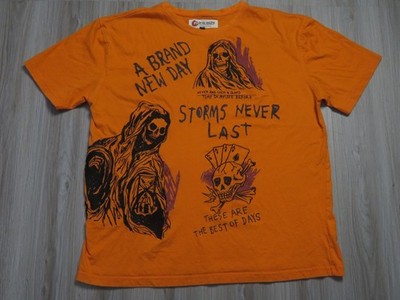 Iro-Ochi BRAND NEW DAY TEE BURNT ORANGE Embroidered Size 2XL Men Pre Owned Rare