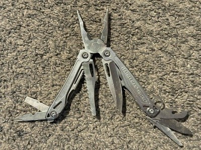 Leatherman Sidekick 14 Tool Survival Multi-Tool Knife Plier Saw Stainless Steel