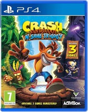 Crash Bandicoot N Sane Trilogy PS4 (2 Bonus Levels Included) NEW