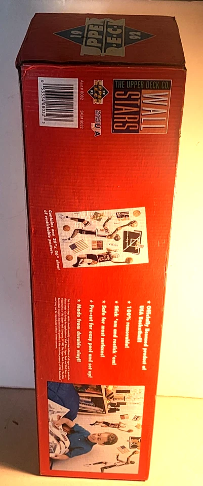 PÓSTERS READHESIVOS 1992 CUBIERTA SUPERIOR ESTRELLAS DE PARED MICHAEL JORDAN & CHRIS MULLIN Foto 4 de 4