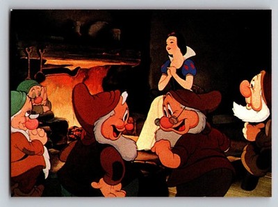 Disney Snow White & 7 Dwarfs Snow White Tells Story 1994 SkyBox #43