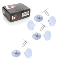 10X Universal Dichtungsclip Befestigung Clips Abdeckstopfen Ø3,5 Kopf 22Mm Grau