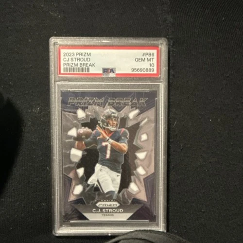 2023 Panini Prizm Prizm Break Rookie C.J. Stroud #PB-6 Houston Texans PSA 10