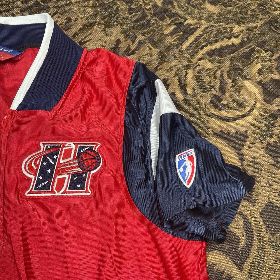 复古休斯顿彗星女式中号冠军 WNBA 篮球热身射击衬衫 — 第 2/4 张图片