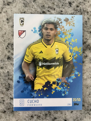2024 Topps Total Football MLS Cucho Hernandez MLS Blue /50