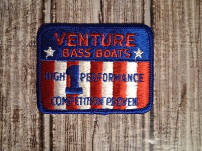 Venture Bass Boats High 1 Performance Competition Proven Patch LOOK!!