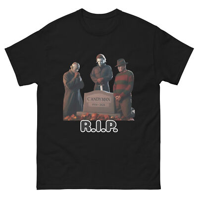 RIP Candyman Horror Tee | Tony Todd Tribute Tshirt Freddy, Jason, Michael Myers 