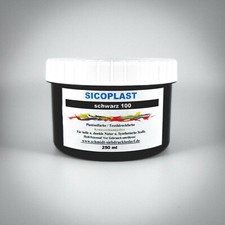 250ml SICOPLAST 100 schwarz | Siebdruckfarbe | Plastisolfarbe