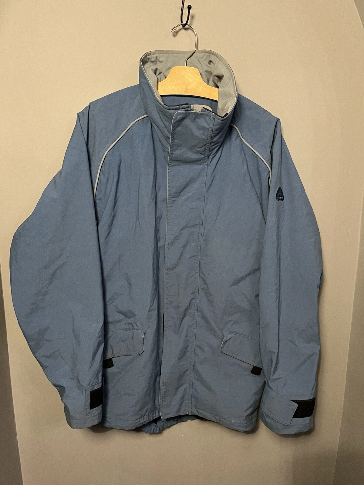 Vintage Nike ACG 3 Ski Jacket Blue Outer Layer Couche Externe Coat Size XXL 2XL