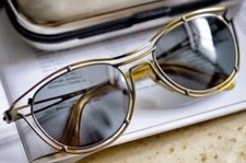 Vintage JEAN PAUL GAULTIER JPG SUNGLASSES 56-2176 Antique Bronze Copper 1990s