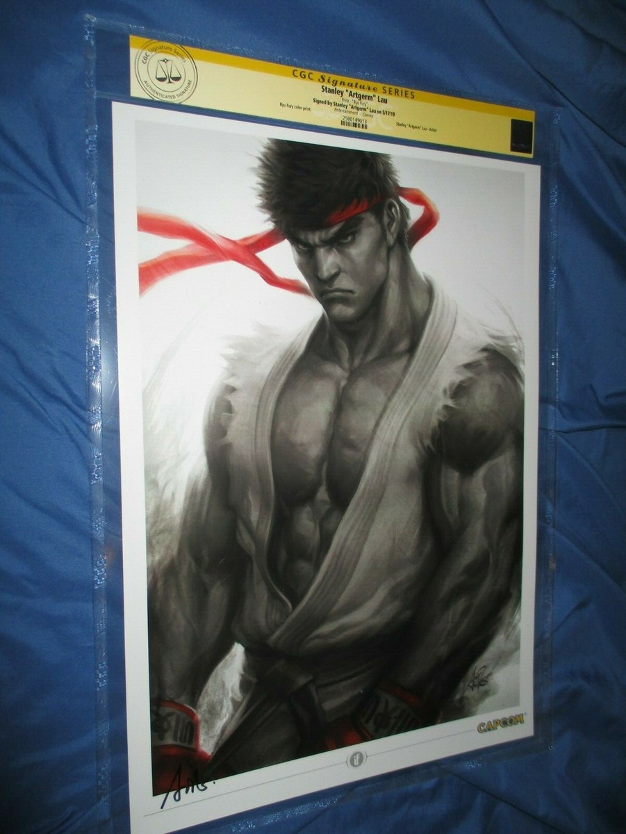 ストリートファイター リュウポスターby Artgermサイン入り 【公式通販】