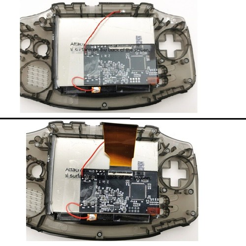 2 in1 GBA IPS V2 High light Backlight Kit+Pre-Cut Shell For Gameboy Advance - Picture 5 of 26