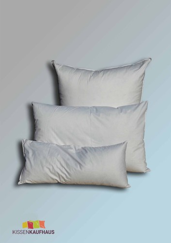 70 x 70 cm Filling Cushion with 500 g Goose Down Cl I Cuddle Pillow Pillow - Picture 4 of 7