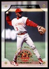 1998 Donruss Leaf Fractal Materials Pokey Reese 1611/3250 Reds