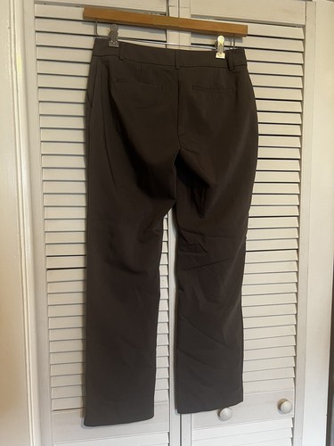 APT. 9 Women’s 4 Pants Dress Pants Gray Straight Stretch TORIE Mid Rise - Picture 4 of 8