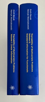 Tracts in Math: Tractability of Multivariate Problems Vol I+2 Novak, 2008 HCVG