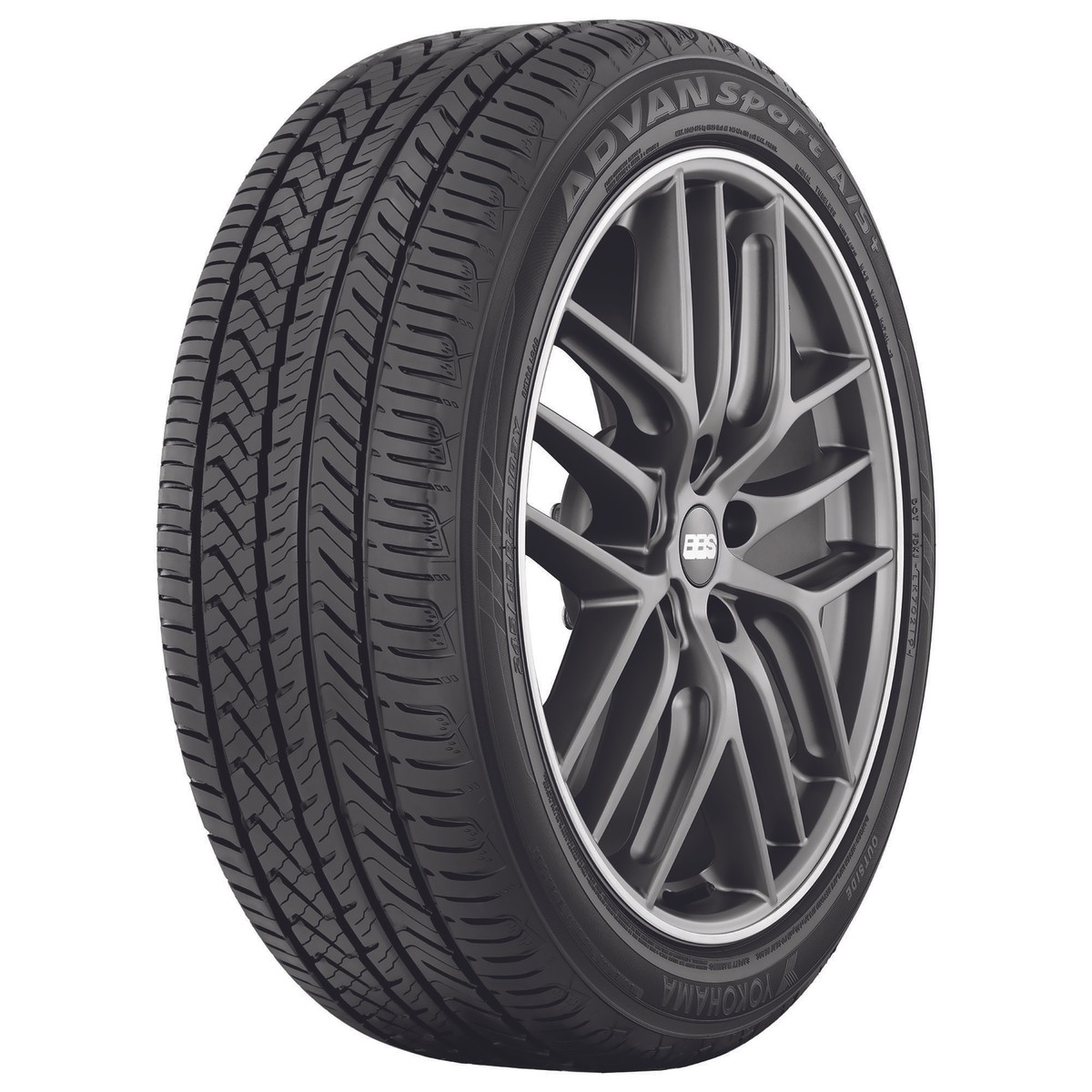 1 New Yokohama Advan Sport A/s Plus - 205/50r17 Tires 2055017 205