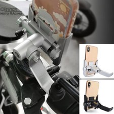 360  Universal Motorcycle Handlebar Mounting Phone Holder Charger Mobile Bracket