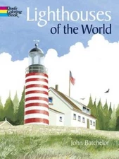 Lighthouses of the World (Dover History Coloring Book) - Paperback - GOOD