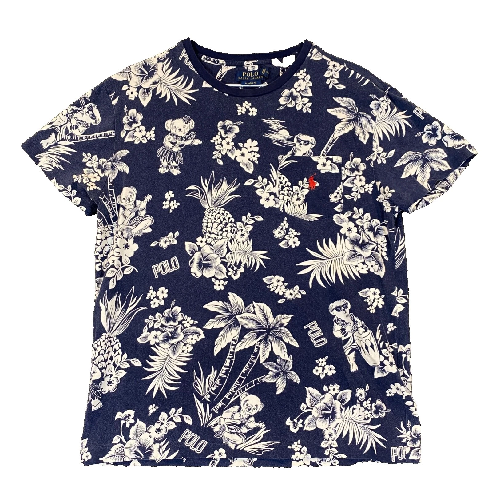 Мужские футболки Ralph Lauren с цветочным узором