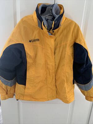 Columbia Women's Interchange Yellow Jacket Calais Peak Size