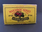 Matchbox Lesney 64  Scammel Army Tow Truck empty Repro  Box