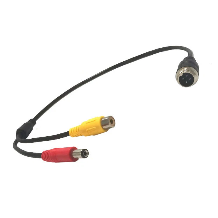 4 Pin Aviation Head to RCA DC Female Male CCTV Security Camera AV Adapter Cable  - Image 4 of 4