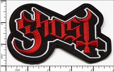 24 Pcs Embroidered Iron on patches Ghost BC ROCK METAL BAND 121x70mm AP056gH1