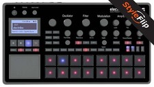 Korg Electribe 2 Skin Color Black Protective Decal StyleFlip Skins