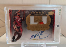 2007 Upperdeck Chronology Lebron James Stitches In Time PAtches Autographs 11/25