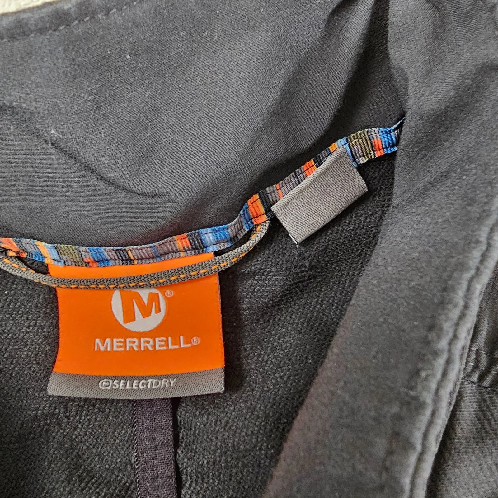 merrell outdoor full zip long sleeve softshell jacket