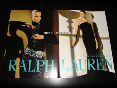 RALPH LAUREN 5-Page PRINT AD Fall 2004 VALENTINA ZELYAEVA Michelle