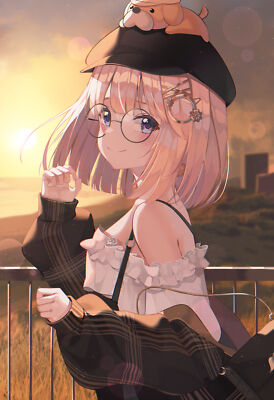 Anime Anime Anime Girls 2D Digital Art Looking At  Gaming Mat Desk 16478