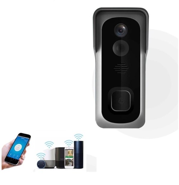 Smart Wireless HD Video Doorbell with Motion Detection & 2-Way Audio - Includes 32GB Storage-image