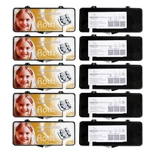 10Sets Dental MIM Orthodontic Brackets Braces Metal Mini Roth 022 345 Hooks 6-6
