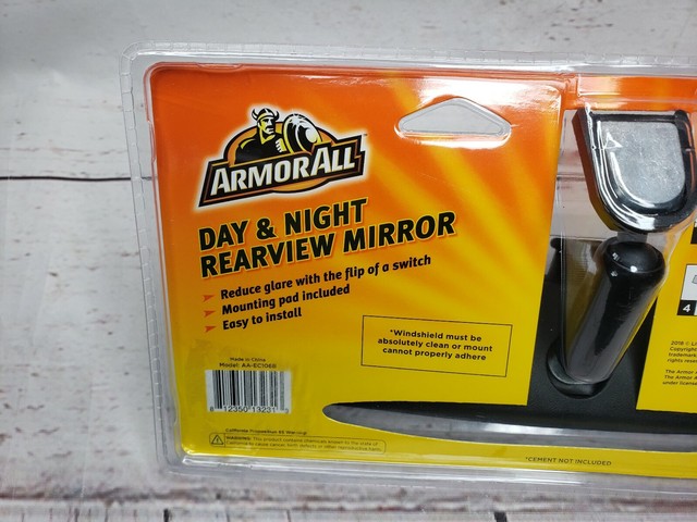 Armor All Day And Night Glare Reducer Easy To Install Rear view Mirror 