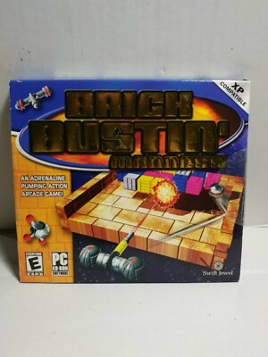 Brick Bustin Madness-PC CD Game-Net Zero-Arcade style-Rated E-New, sealed