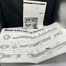 Genuine Original OEM Bose Lifestyle 25 Music System Owner's Guide  Manual