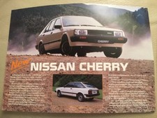 Nissan Cherry Car Brochure - c1982 - excellent condition