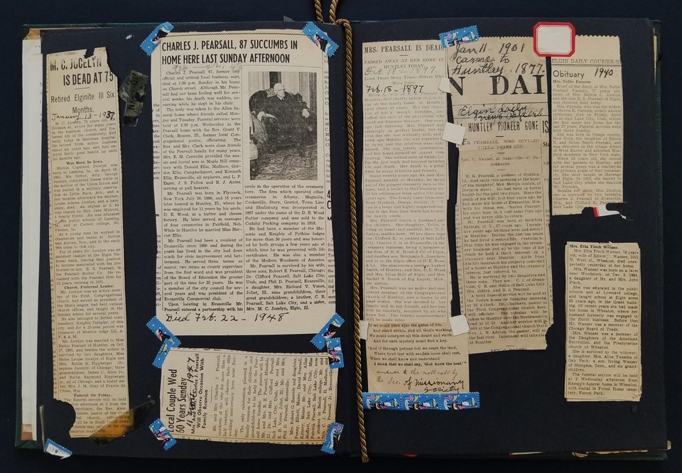 1889+ antique PEARSALL SMITH smythe FAMILY GENEALOGY ARCHIVE wedding