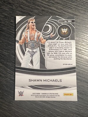 2023 Panini Chronicles Spectra WWE - Shawn Michaels #380 - Silver