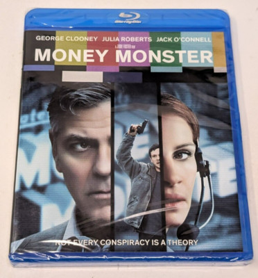 Money Monster Blu-ray Brand New Sealed George Clooney Movie 2015 VTG
