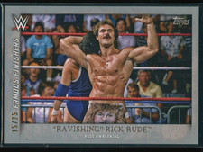 Rick Rude Ravishing 2015 Topps WWE Undisputed Famous Finishers Silver #8 15/25