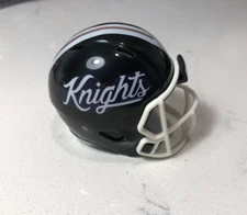 UCF Knights NEW 2024 black custom pocket pro helmet Big 12 Central Florida NCAA