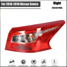 Tail Light Assembly For Nissan Sentra 2016-2018 Passenger RH Rear Side Halogen