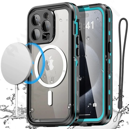 RedPepper IP68 Waterproof Magnetic Phone Case For iPhone 15 Pro Max 15 Plus - Picture 1 of 17