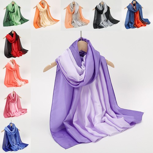 Hijab Mujeres Musulmanas Bufanda Larga Mantón Envolvente Moda Turbante Pañuelo Estola Islámico - Imagen 19 de 32