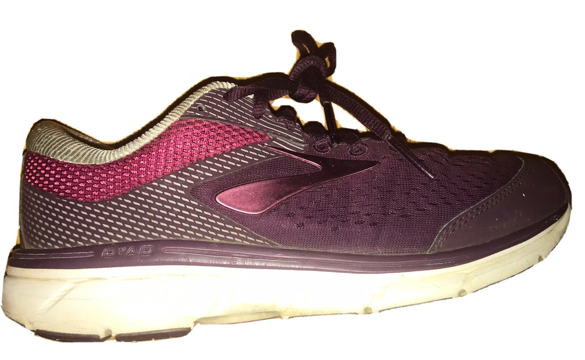 Brooks Dyad 10 Women s Shoes Size 8 Purple Burgundy Running